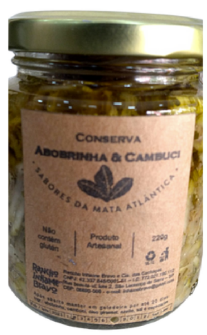 Conserva Abobrinha e Cambuci